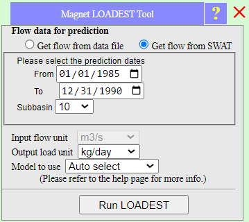 Loadest tool