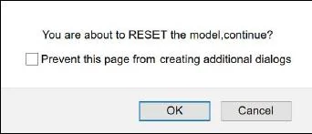 Prompt to confirm that you will move on to a new simulation.