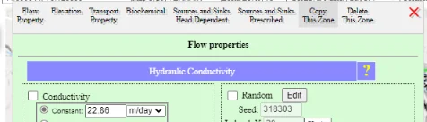 Window for copying a Zone feature to the IGW-NET “memory” (or “clipboard”).