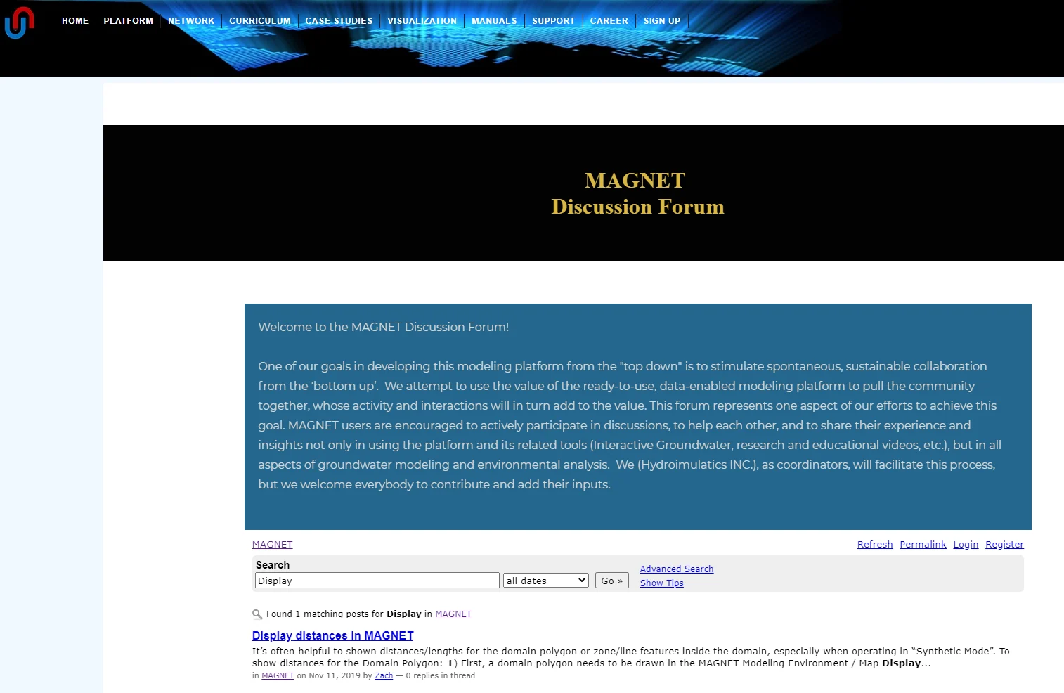 MAGNET Live Chat support page with a Go To Live Chat button for initiating a real-time support session with a representative