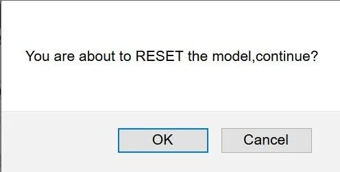 Warning message in preparation for simulation.