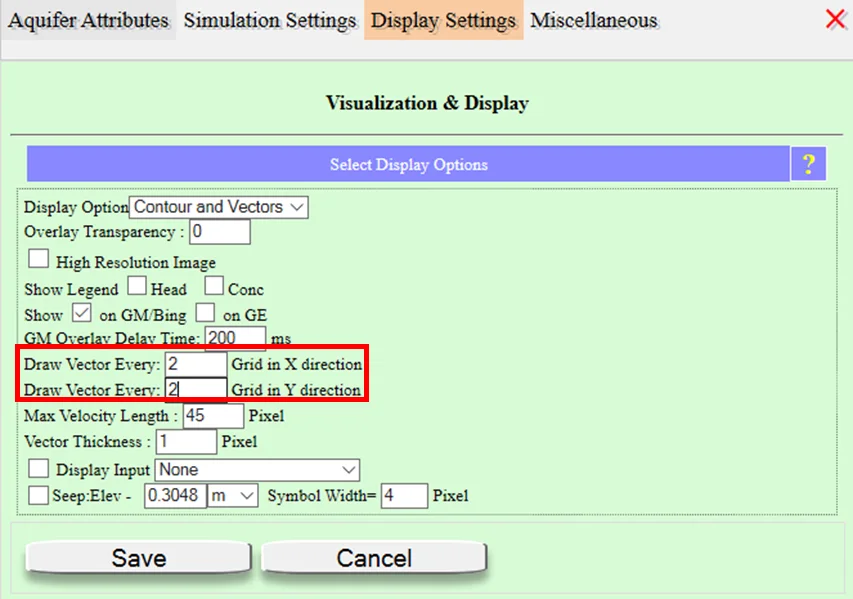 Aquifer Attributes window for the Mancelona TCE model with all four domain-level attributes configured to pull from Michigan Data Center rasters