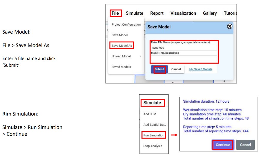 Figure 25 β Save model and run simulation