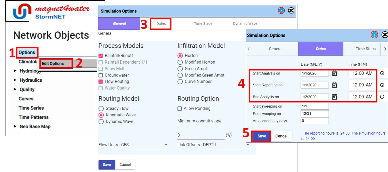 Define Simulation Settings